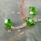 Green Lampwork Glass Frog Beads by Bead Landing™